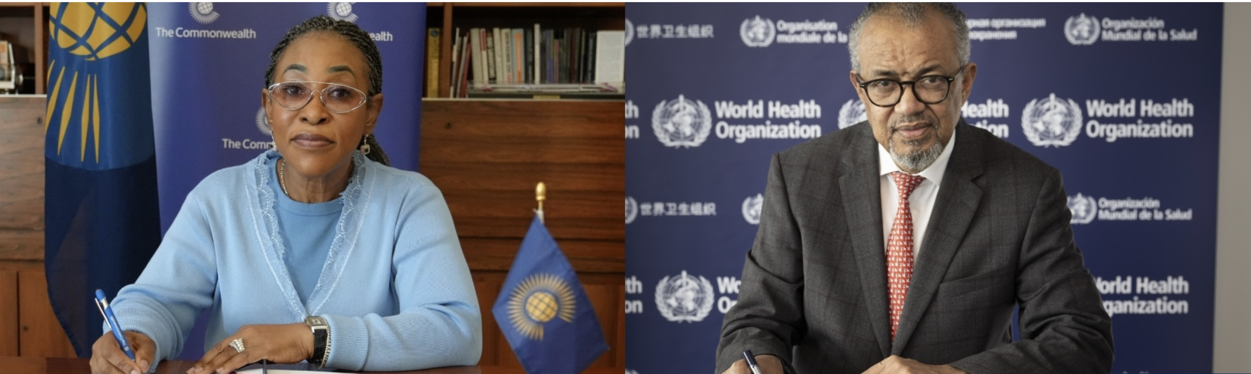 La OMS y la Secretaría de la Commonwealth renuevan su alianza para fortalecer los sistemas de salud y promover la cobertura sanitaria universal.